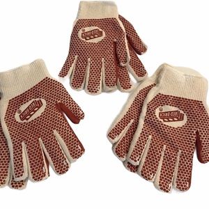 Gloves Work Gloves Comfort Fit Red Brick Neutral Tan Beige Size Large XLarge 3pk